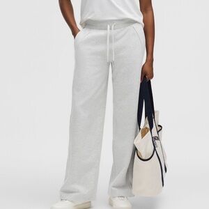 Scuba high rise pant in heathered grey